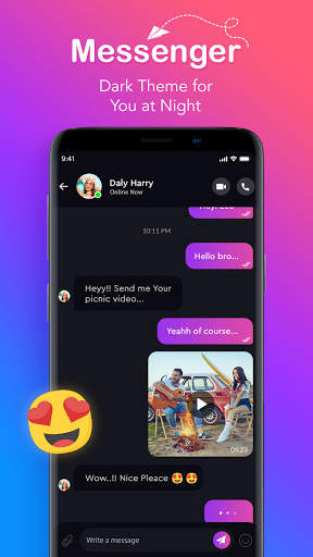 Pro Messenger - Free Text, Voice & Video Chat screenshot 3