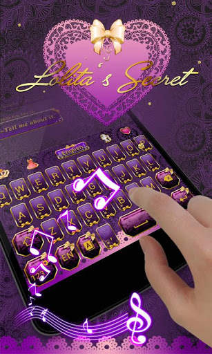 Lolita GO Keyboard theme screenshot 3