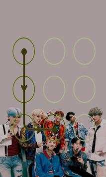 BTS Pattern Lock Screen screenshot 4