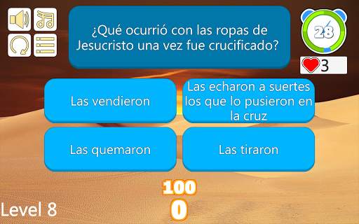 Juego de Biblia Trivia screenshot 8