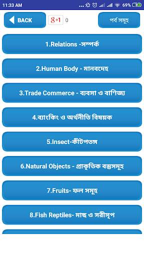 Vocabulary English to Bengali-ইংলিশ টু বাংলা screenshot 2