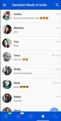 Sandesh Messenger - Chat, Groups, Transfer Files screenshot 5