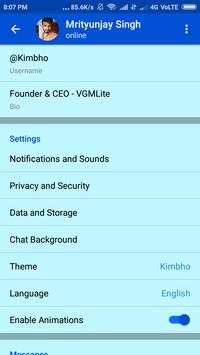Kimbho : A smart messeging app screenshot 6