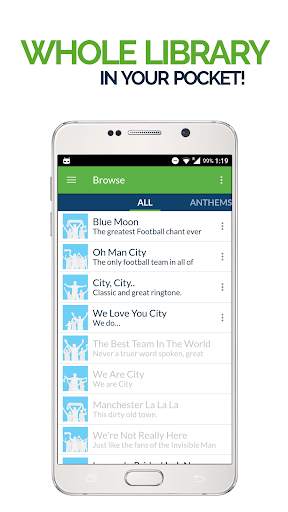FanChants: Manchester City Fans Songs & Chants screenshot 1