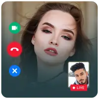 Live Video Call - Girls Random आइकन