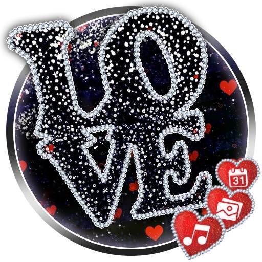 Live Glitter Love Launcher Theme HD Wallpapers 1.0