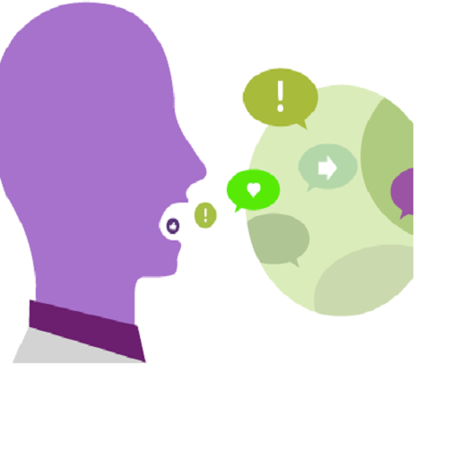Voice Conversation and Share icon