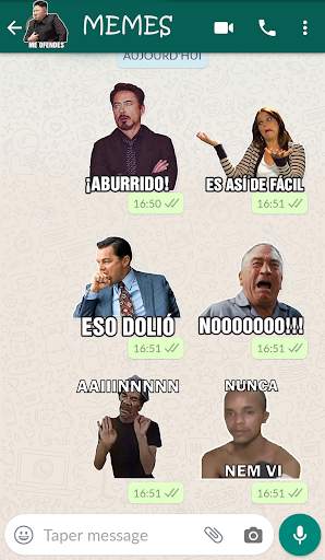 😂 Memes con Frases Stickers para WhatsApp 2020 screenshot 1