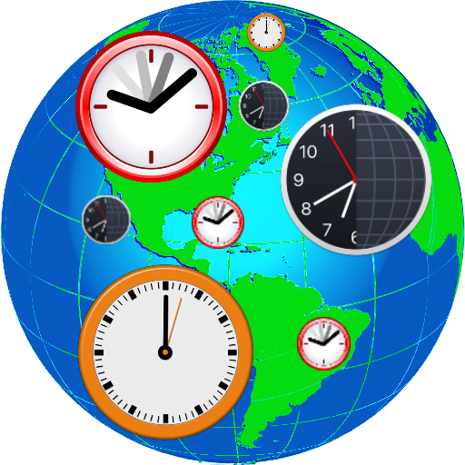 World Time Zone Clock Time now icon