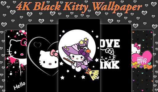 4K Black Kitty Wallpaper screenshot 1