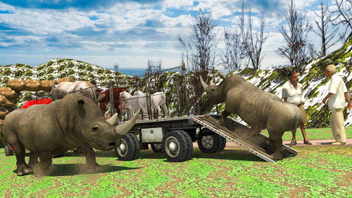 Farm Animal Transporter Truck Simulator 2017 screenshot 8