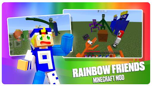 Rainbow Friends Minecraft Mod screenshot 1