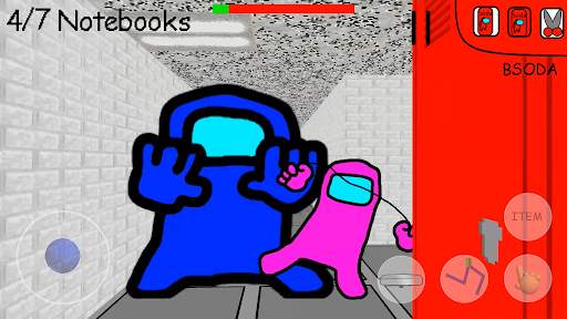 Red Scary Impostor Teacher Among Math Us Mod screenshot 8