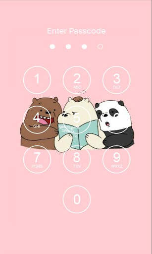 Cute Bear Lock Screen screenshot 2