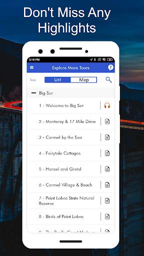 Big Sur GPS Audio Driving Tour screenshot 4