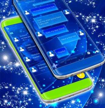 Blue SMS Themes screenshot 2