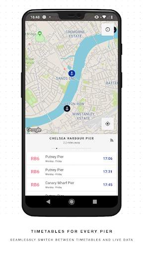 London River Bus Times and Map - Thames Commuter screenshot 2