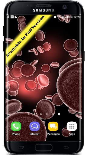 Blood Cells Particles 3D Parallax Live Wallpaper screenshot 7