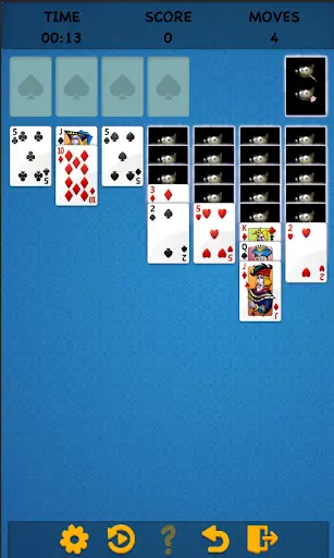solitare screenshot 2