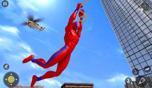 Flying Rope Hero Crime City Simulator Game 2019 स्क्रीनशॉट 1