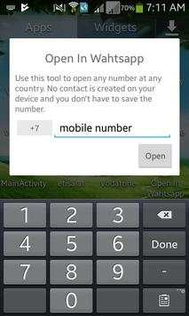 Open in Whatsapp screenshot 1
