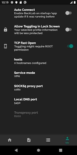 BackLab - Free VPN service based on shadowsocks screenshot 5