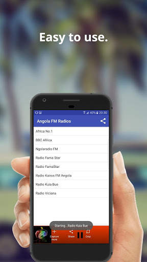Angola FM Radios 4 تصوير الشاشة