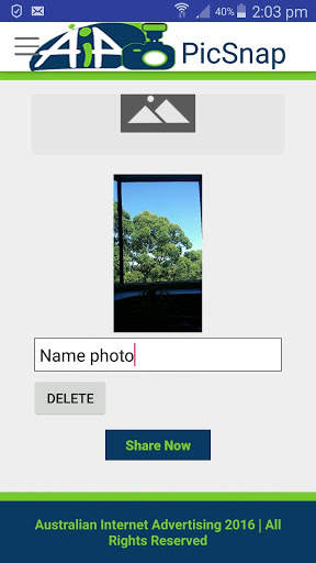 AIA Picsnap Media to Web Share screenshot 3