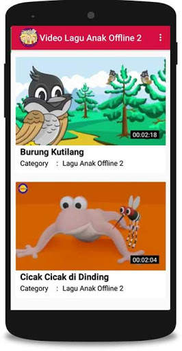 Video Lagu Anak Offline 2 screenshot 3