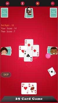 29 Card Game screenshot 2
