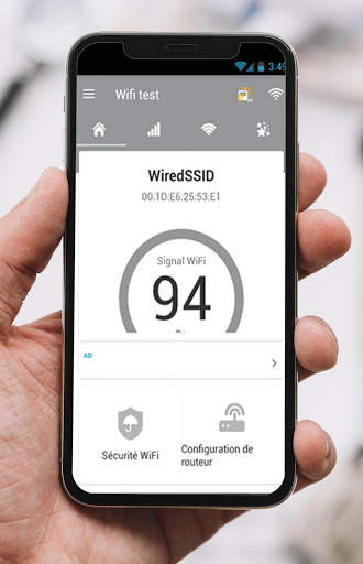 Test du signal wifi screenshot 1