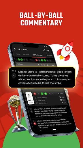 Cric Rocket: Cricket Live Line screenshot 3