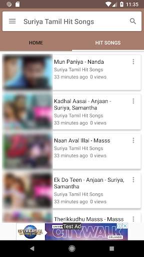 Suriya Tamil Hit Songs screenshot 3