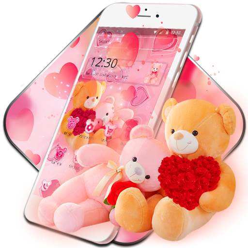Cute Teddy Bear Love Theme 1.1.3