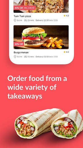 Foodhub - Online Takeaways screenshot 2