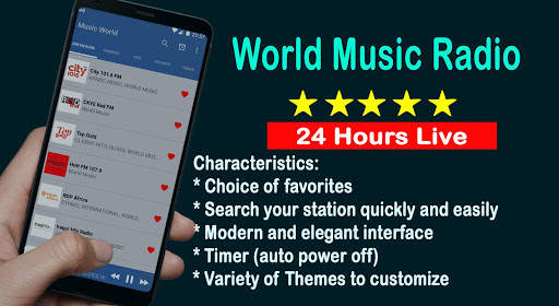 World music radio screenshot 1