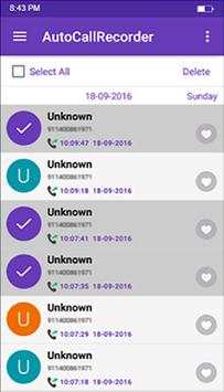 Auto Call Recorder - Recording, Saving Phone Calls screenshot 2