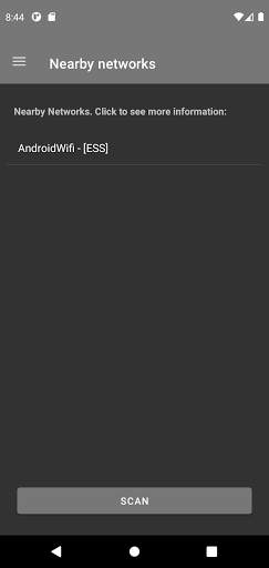 Wifi scan and analyzer screenshot 1