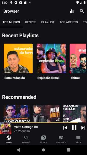 Whatlisten: Player de música screenshot 2