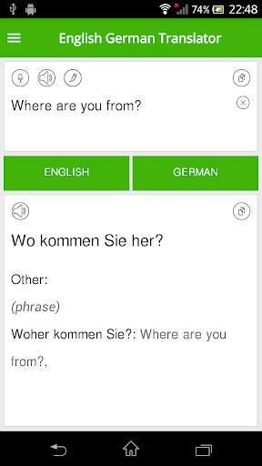 English German Translator screenshot 1