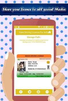 Driving License Maker Prank screenshot 1