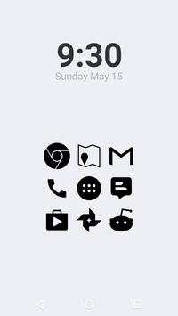 Stamped Black Icons screenshot 3