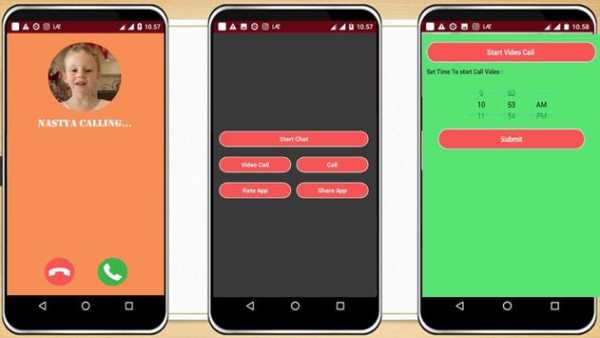 Funny Fake Call & Nastya Calling screenshot 1