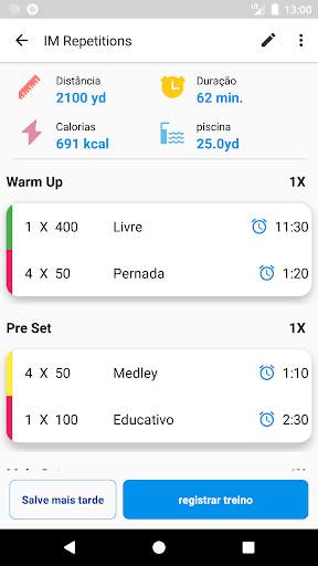 MySwimPro: Treinos de Natação screenshot 4