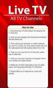 All TV Channels HD- Live Cricket Movies News screenshot 2