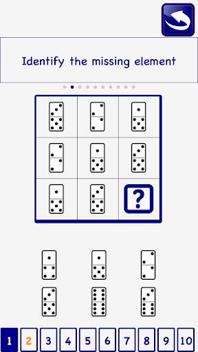 Domino psychotechnical Test Brain training FREE screenshot 5