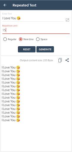 Text Repeater screenshot 2