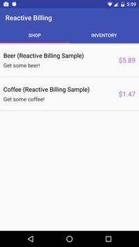 Reactive Billing Example screenshot 2