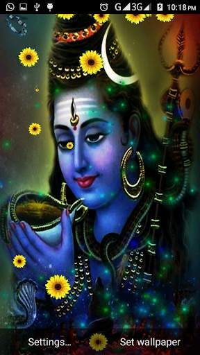 Shiva Live Wallpaper 4D Magic Touch screenshot 2