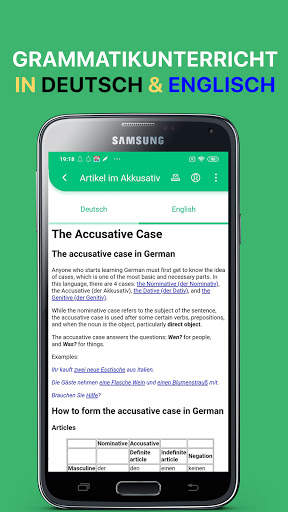 Deutsch Lernen A1-A2-B1-B2 Gratis Grammatik Übung screenshot 2